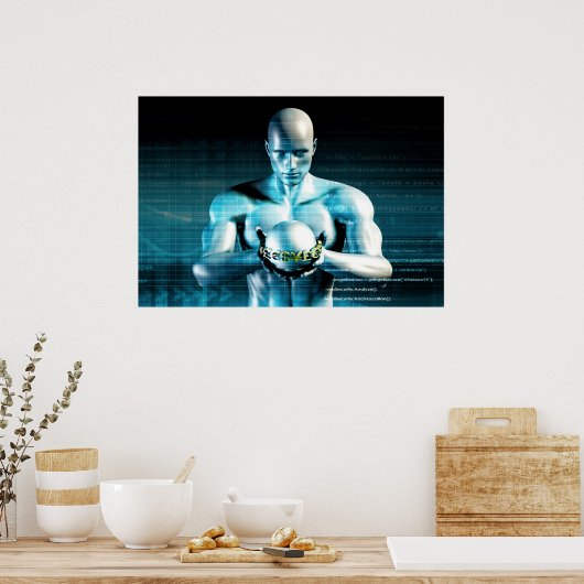 Poster Négociation des devises sur le Forex de change (Cuisine)