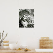 Poster Négociation sur les châtaignes (Cuisine)