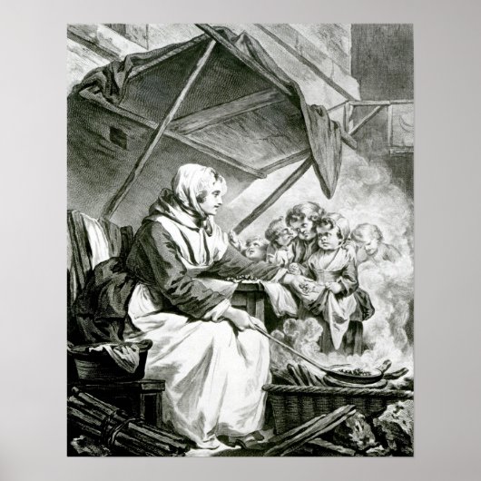 Poster Négociation sur les châtaignes (Devant)