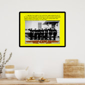 Poster Negro Marines dépense 54 $ sur (Cuisine)