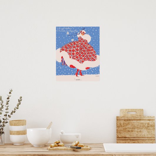 Poster Neige (Cuisine)