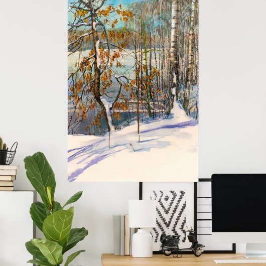 Poster Neige (Bureau à domicile)