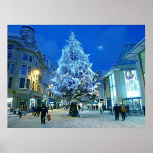 Poster Neige à Cardiff