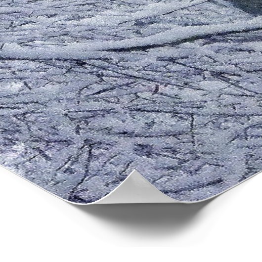 Poster Neige à Cardiff (Coin)