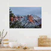 Poster Neige à Sedona Arizona 2812 (Cuisine)