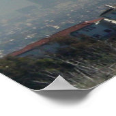 Poster Neige au-dessus de Los Angeles (Coin)