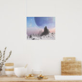 Poster Neige bleue (20 x 16) (Cuisine)