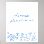 Poster Neige dans l'amour Faveurs Whimsical (Devant)