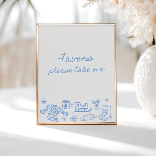 Poster Neige dans l'amour Faveurs Whimsical