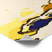 Poster Neige de montagne, Abstraite (Coin)