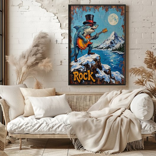 Poster Neige déchiquetante, Grooves océaniques