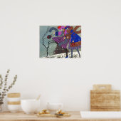 POSTER NEIGE D'HIVER / CONCEPTEUR DE COSTUME DE MODE (Cuisine)