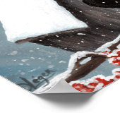 Poster Neige du Cardinal du Nord (Coin)