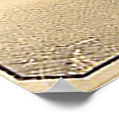 Poster Neige du soir à Uchikawa-Utagawa Hiroshige (Coin)