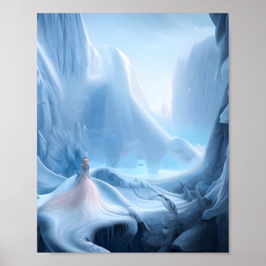 Poster Neige et glace (Devant)