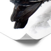 Poster Neige et pigeon (Coin)