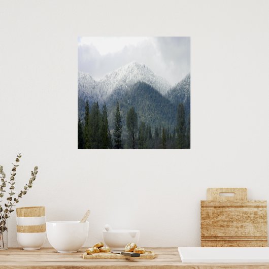 Poster Neige fraîche en poudre..... (Cuisine)