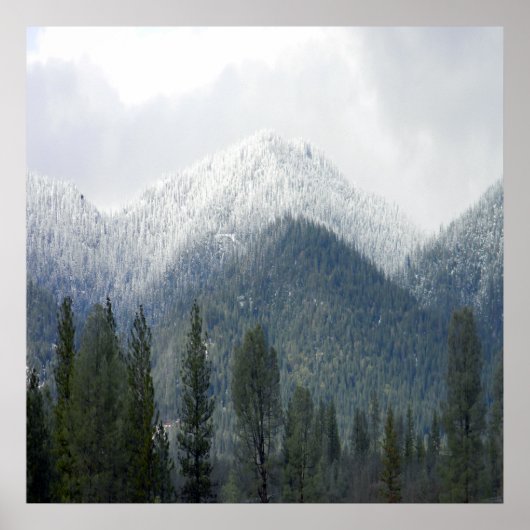 Poster Neige fraîche en poudre..... (Devant)