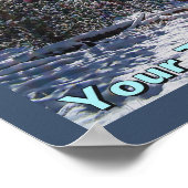 Poster Neige Fraîche Sur Foudre Rapide (Coin)