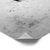 Poster Neige fraîche tombée au ranch du cheval (Coin)