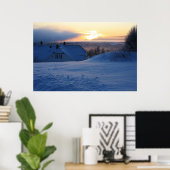 Poster Neige norvégienne (Bureau à domicile)