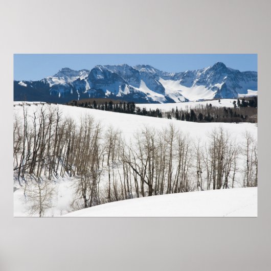 Poster Neige sur Dallas Divide (Devant)