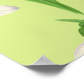 Poster Neige sur rosée de miel (Coin)