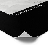 Poster Neige sur une Sibérie (Coin)
