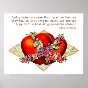 Poster Neil Gaiman Citation