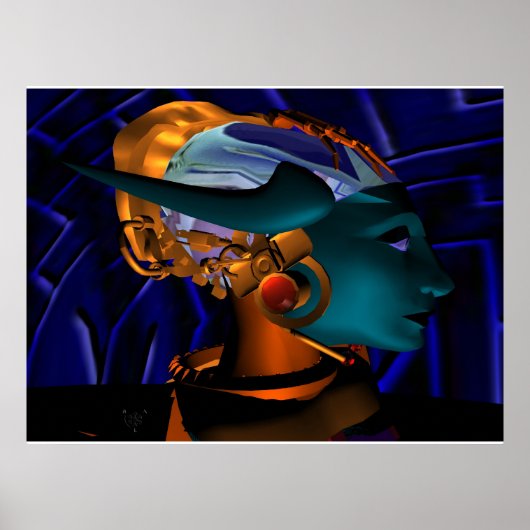 Poster NEMES / HYPER ANDROID PORTRAIT, Science-fiction (Devant)