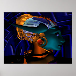 Poster NEMES / HYPER ANDROID PORTRAIT, Science-fiction