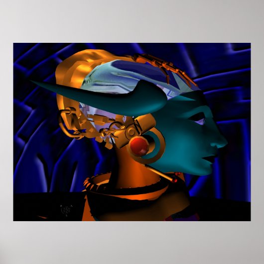 Poster NEMES / HYPER ANDROID PORTRAIT, Science-fiction (Devant)