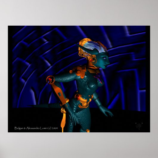 Poster NEMES / HYPER ANDROID, Science-fiction (Devant)