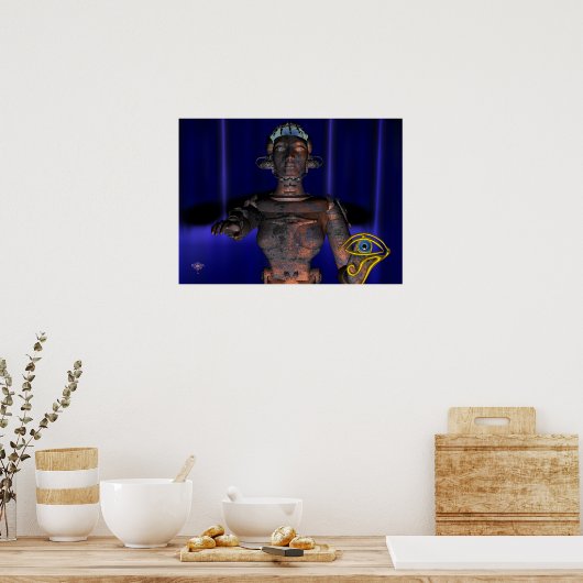 POSTER NEMIS / HYPER ANDROID AVEC ANKH (Cuisine)