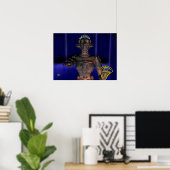 POSTER NEMIS / HYPER ANDROID AVEC ANKH (Bureau à domicile)