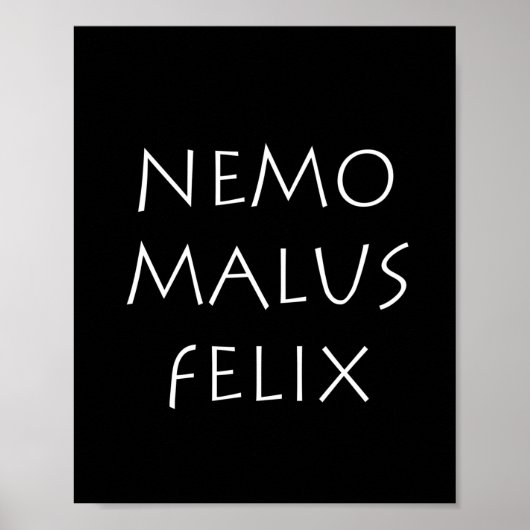 Poster Nemo malus felix (Devant)