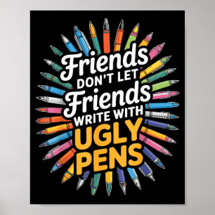 Poster N'encouragez pas vos amis à écrire