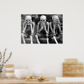 Poster N'Entends Pas De Mal, Ne Parle Pas De Mal, Ne Vois (Cuisine)