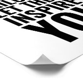 Poster N'enterrez pas vos échecs | Devis inspirant (Coin)