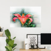 Poster nénuphar (Bureau à domicile)