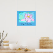 Poster Nénuphar unique (Cuisine)