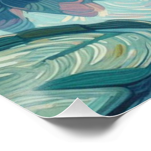 Poster Nénuphars (Coin)