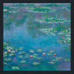 Poster Nénuphars de Claude Monet Fine Art Painting<br><div class="desc">Magnifique chef-d'oeuvre de Claude Monet - Water Lilies de son jardin à Giverny,  France. L'une des peintures d'art les plus célèbres de l'histoire de l'art et un bel exemple d'impressionnisme. C'est une oeuvre d'art merveilleuse et un grand cadeau pour les amateurs d'art.</div>