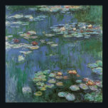 Poster Nénuphars de Claude Monet, Fleurs Vintages<br><div class="desc">Nénuphar (1916) par Claude Monet. Water Lilies est un impressionisme vintage de peinture florale d'art. Jardin fleuri de la saison de printemps de Monet à Giverny, France. Ce paysage est l'une des nombreuses variations de peintures de nénuphars que Monet peint par son étang. À propos de l'artiste : Claude Monet...</div>
