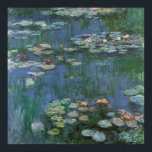 Poster Nénuphars de Claude Monet, Fleurs Vintages<br><div class="desc">Nénuphar (1916) par Claude Monet. Water Lilies est un impressionisme vintage de peinture florale d'art. Jardin fleuri de la saison de printemps de Monet à Giverny, France. Ce paysage est l'une des nombreuses variations de peintures de nénuphars que Monet peint par son étang. À propos de l'artiste : Claude Monet...</div>