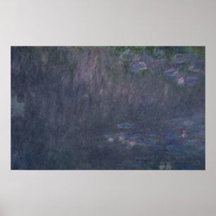 Poster Nénuphars de Claude Monet   : Réflexions des