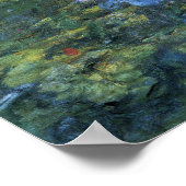 Poster Nénuphars de Claude Monet, Vintage Garden Art (Coin)