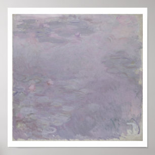 Poster Nénuphars de couleur claire de Claude Monet  