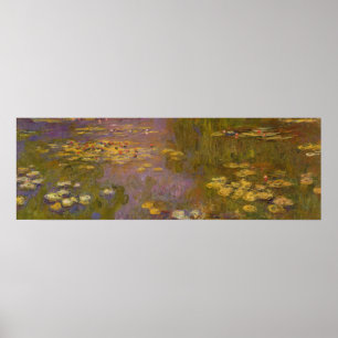 Poster Nénuphars Nympheas de Claude Monet  