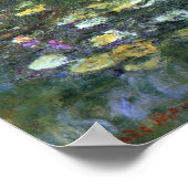 Poster Nénuphars par Claude Monet, Vintage Nature Art (Coin)